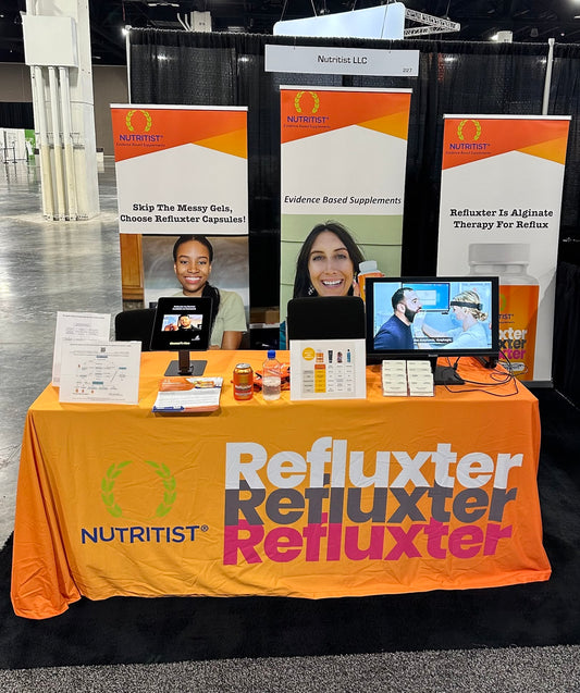 Picture of Nutritist booth at a trade show